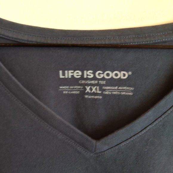 Life is Good - Holiday  Crusher Vee-neck Long Sleeve T - XXL - Never worn! - Picture 3 of 5